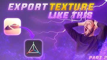 How to export texture from Nomad sculpt to prisma 3d | How to make texture for 3d model (part 2)