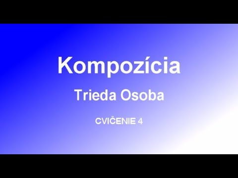 Náhľad videa: Praktikum z programovania - #10 -  Zadanie Kompozície Osoby