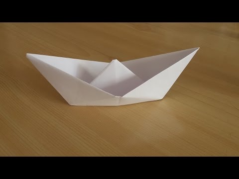 Comment faire un bateau en papier (ma fille)