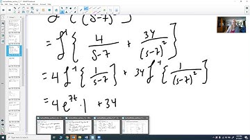 Solving Higher Order ODEs Using Laplace Transforms: Unit Step Function