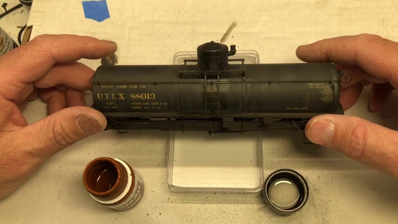 Model Railroad Weathering With Washes, Part 2 YouTube