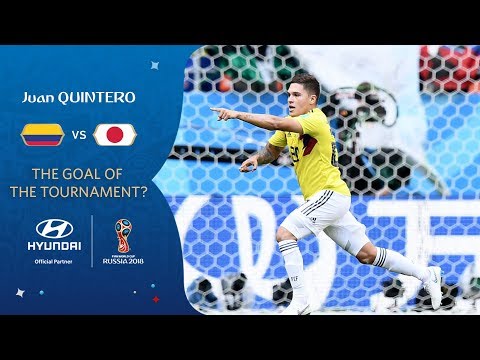 Juan QUINTERO goal vs Japan | 2018 FIFA World Cup | Hyundai Goal of the Tournament Nominee