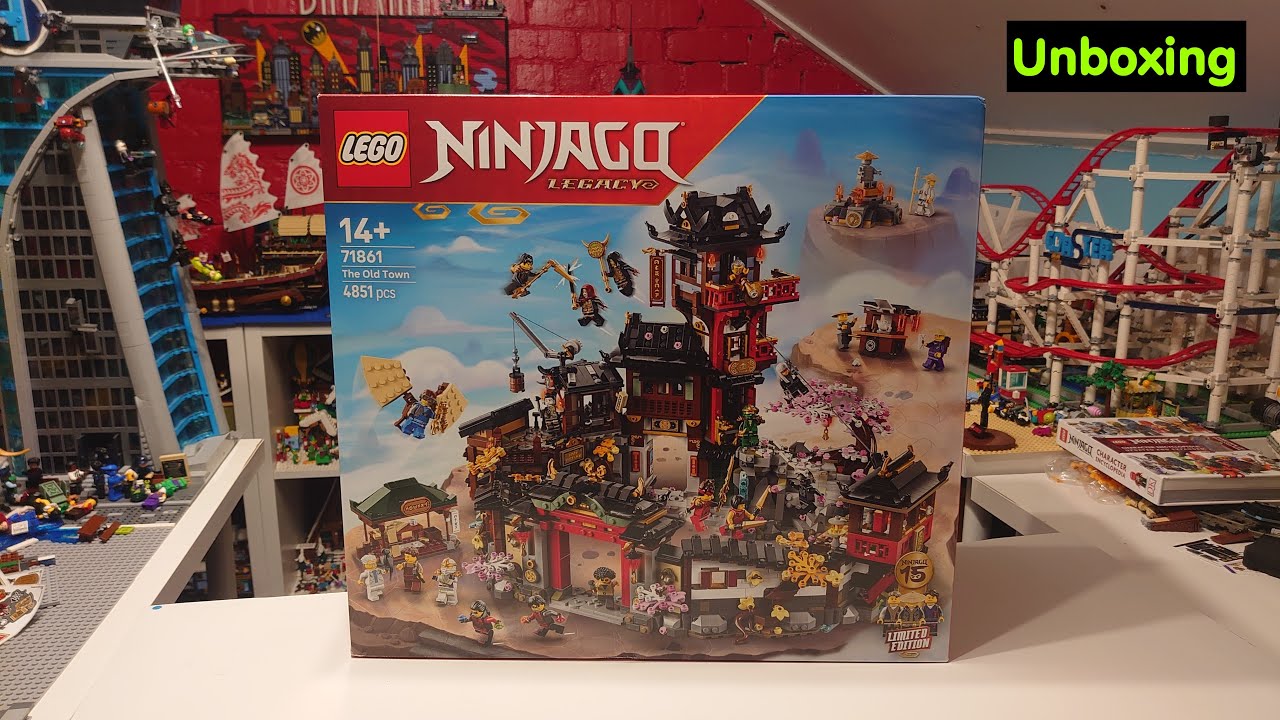 Unboxing Lego Ninjago The Old Town Lego Set 71861 - YouTube