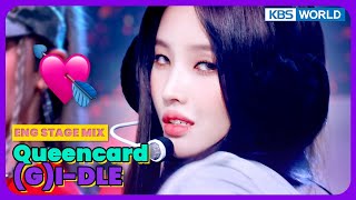 [ENG LYRICS] (STAGE MIX) Queencard - (G)I-DLE ジーアイドゥル 👸💖 [2K] I KBS WORLD TV Resimi