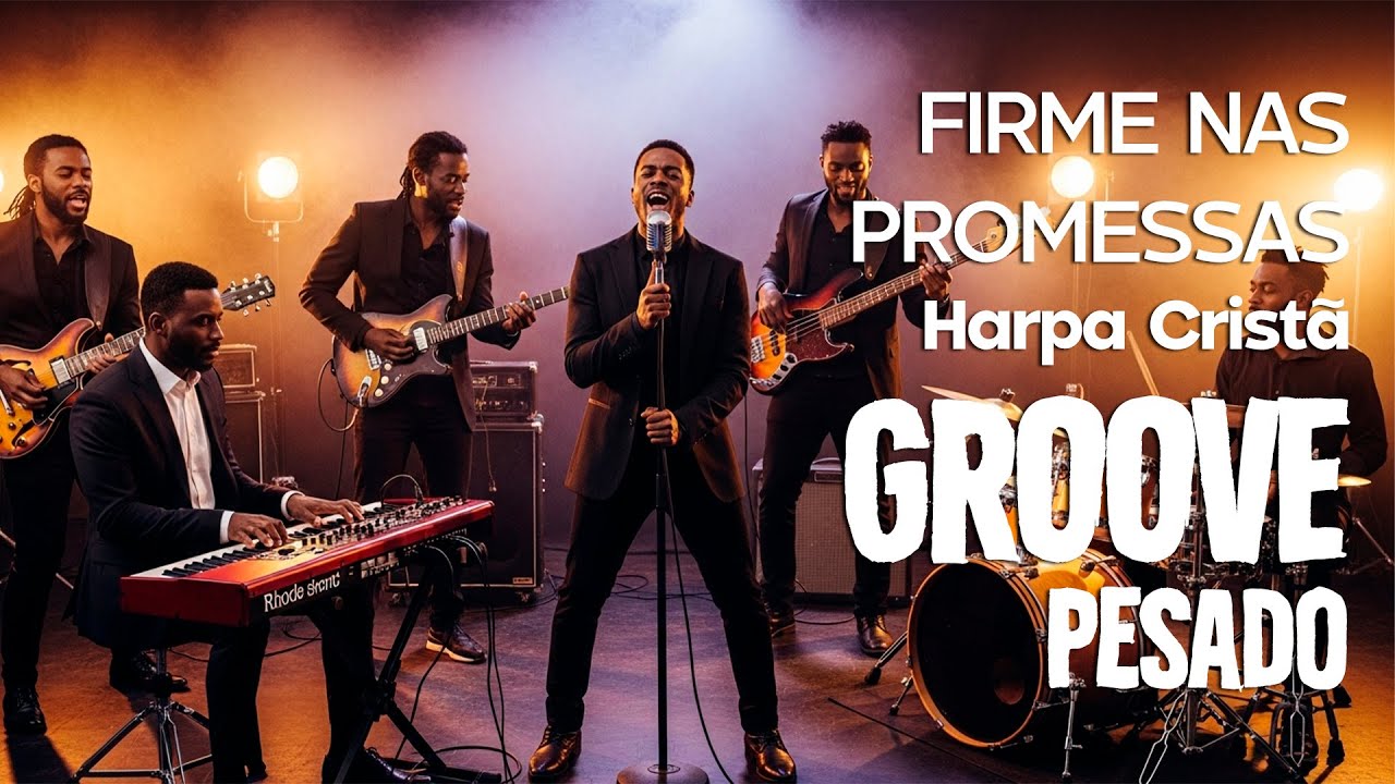 FIRME NAS PROMESSAS - Harpa Cristã | BLACK MUSIC | (COVER BLACK & SOUL) | GROOVE PESADO