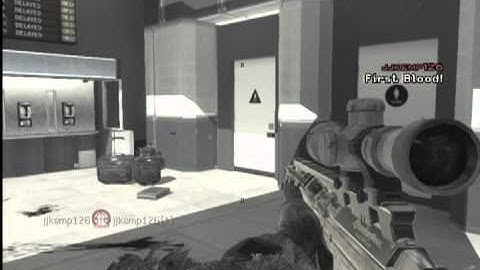 Backspin Throwing Knife Trick shot MW3 Terminal (jjkemp126)