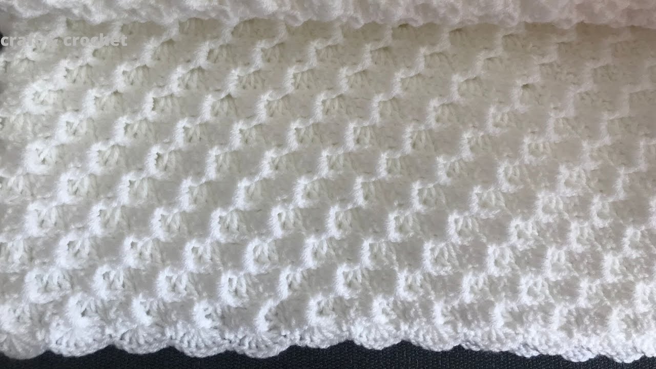 This Beautiful And Soft Corner To Corner Crochet Blanket Pattern Is Really Easy And The Video Makes Easy Crochet Baby Blanket Baby Blanket Crochet Easy Crochet