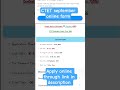 CTET September 2026 Online Form Out? 😱 | Check Eligibility &amp; Last Date #shorts #cet #lcet #slat