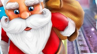 Jogando Uma Cópia Natalina De Subway Surfers