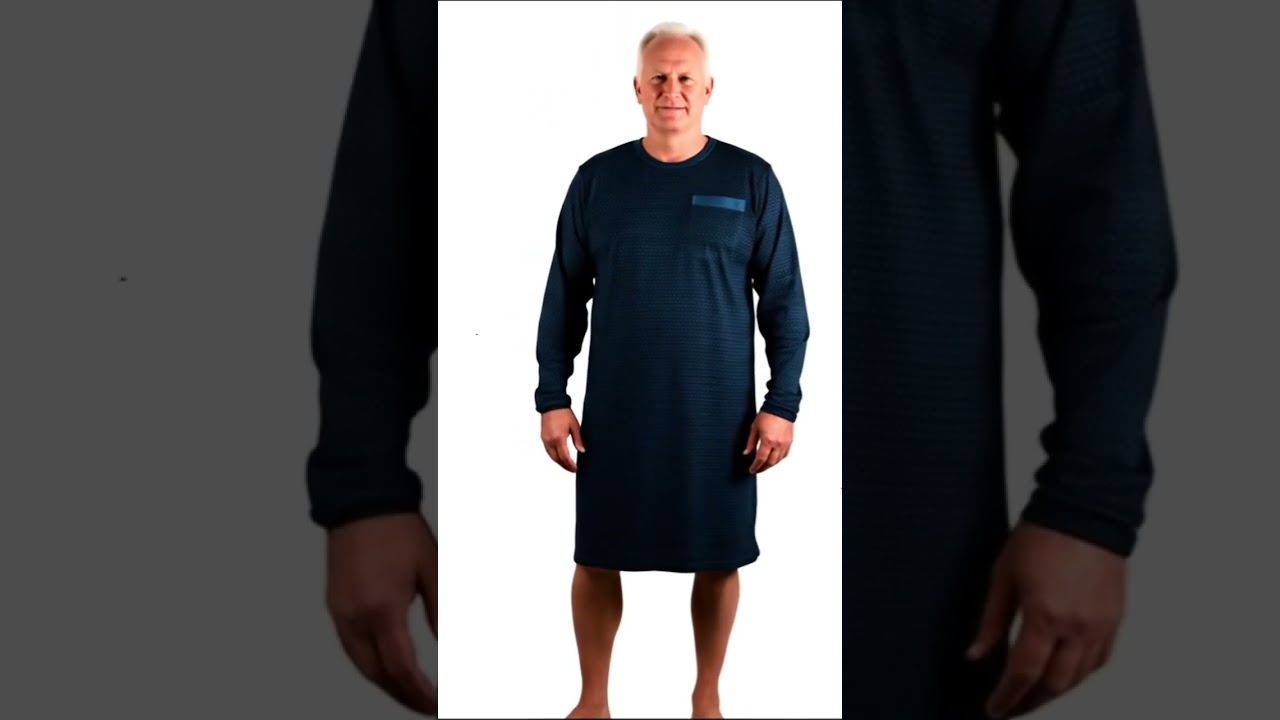 Poznejte pohodlí pánské noční košile ze 100% bavlny! 💤 I eKAPO