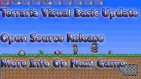 Terraria VB Update & Open Source | Info about next game