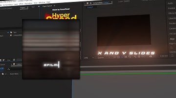 Slides X & Y | After Effects Tutorial