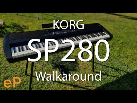 Korg SP280 Piano Walkaround Guide