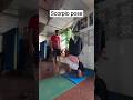 First time doing Scorpio pose ✨🧘🏻#liveyourbestlife#yogajourney#yoga#motivation #yogalifestyle