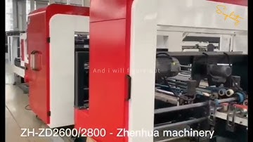 Full automatic Folding gluing Stitching Machine for Corrugated Cartons 2