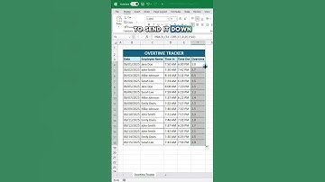 Excel Tips #87: Track Overtime Hours Easily with Excel⏰