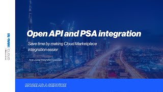 Cloud Marketplace API and ConnectWise integrations