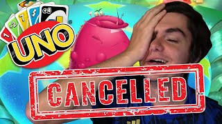 Uno, BUT I'M GETTING CANCELED EDITION 😅 | UNO w/ Friends