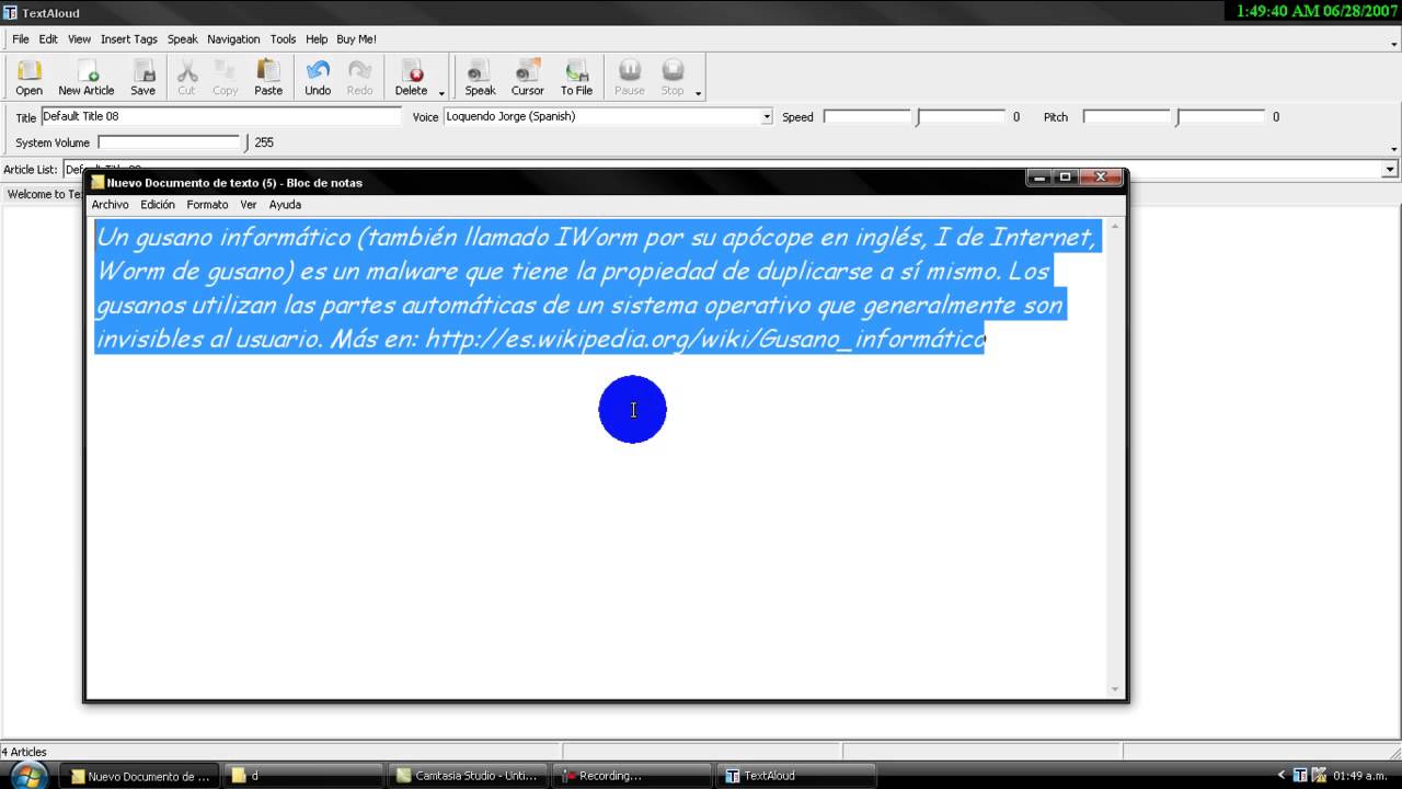 Como hacer que la computadora lea un texto YouTube
