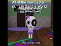 5 new skins in Dandy's World! #roblox#shorts