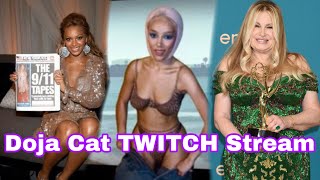 Doja Cat doing impressions of Beyoncé & Jennifer Coolidge on TWITCH