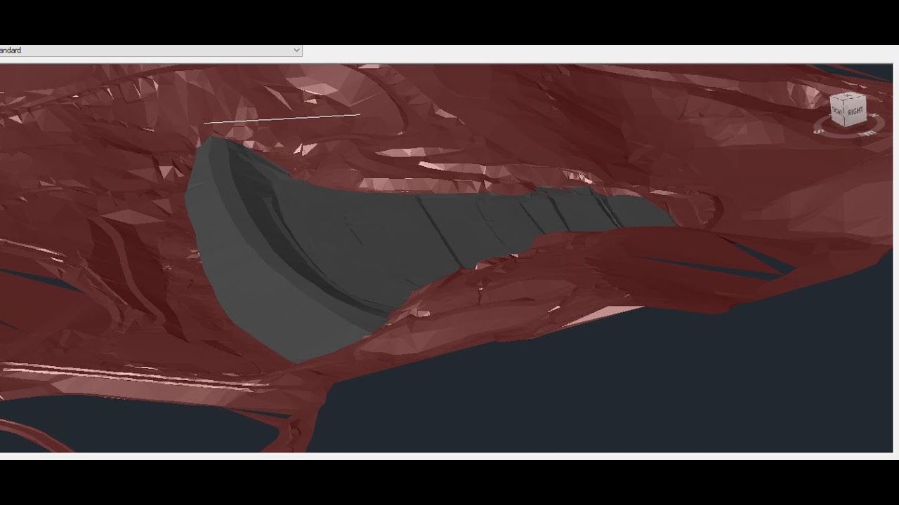 Medição Volume por seções transversal no AutoCAD Civil 3D 2019