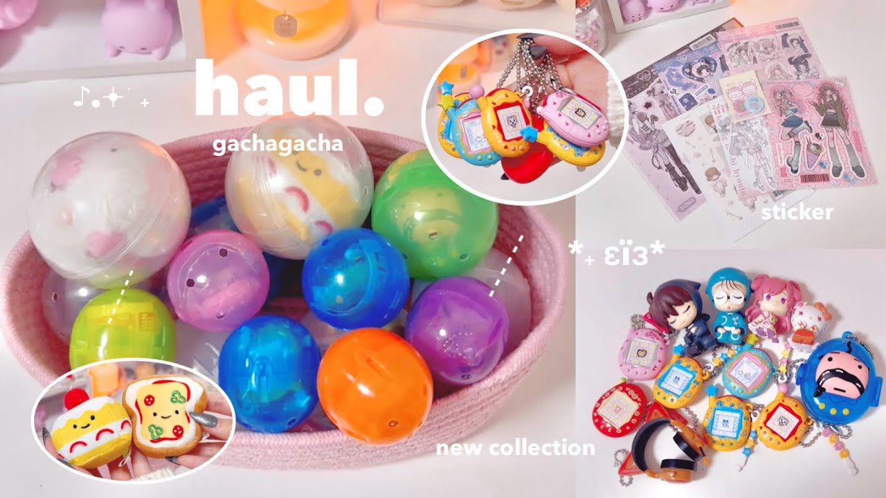 ガチャ活vlog.┊MERIMGでのかわいいステッカー購入品☁️️꙳⟡