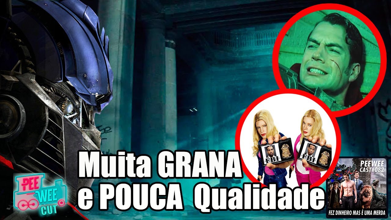 9 FILMES RUINS QUE FIZERAM MUITO DINHEIRO | CORTE PEEWEECAST 82 | PEEWEE CUT LISTAS