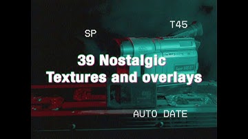 VHS Overlays - Textures, Transitions, Zooms + Rewinds