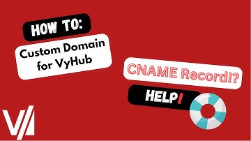 VyHub: How to use a custom domain (set a Namecheap CNAME record)
