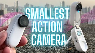 The Smallest Action Camera - Insta360 Go 2 unboxing + video compare with GoPro hero 9