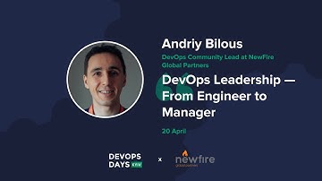 Ignite talk with Andriy Bilous: DevOps Leadership - From Engineer to Manager