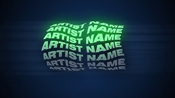 Displace Text Visualizer (Create music visualizer with vidsbeats.)