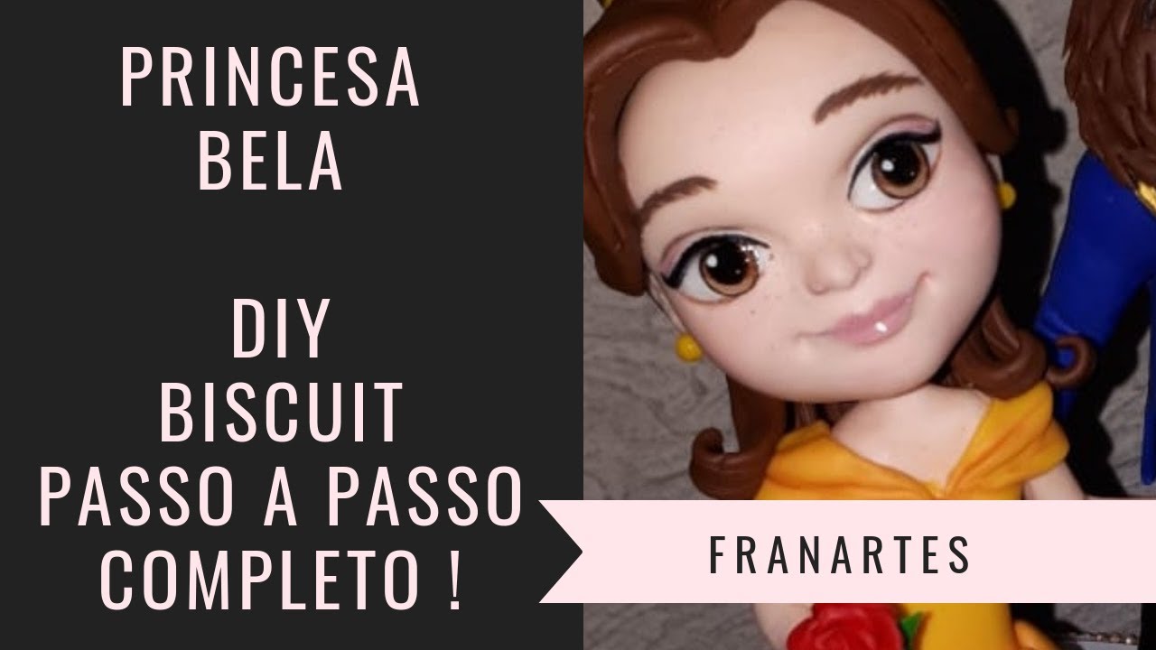 Princesa Bela Cute - DIY Biscuit