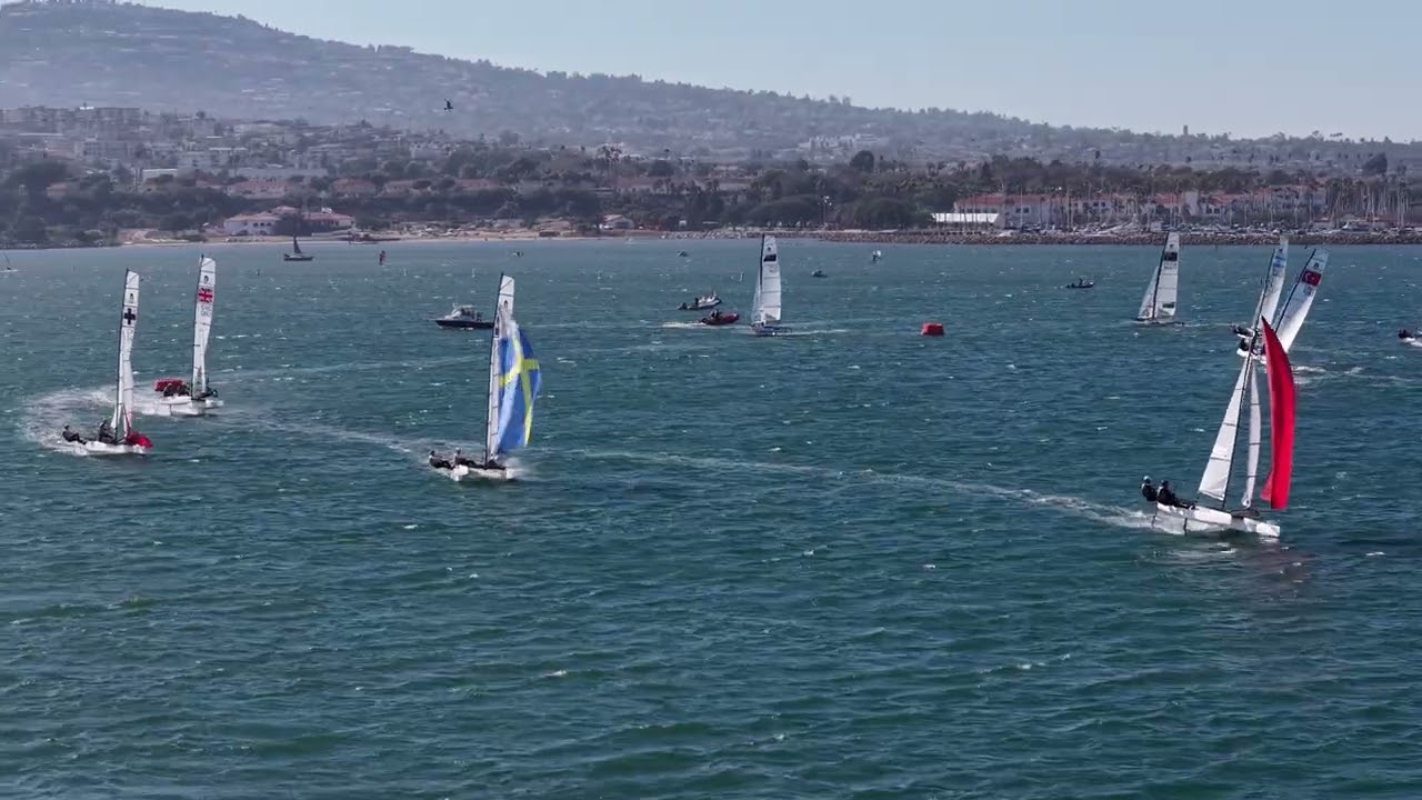 ⁣2026 SP OCR   Nacra 17   Final 2 second weather mark