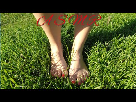 #ASMR with bare feet! | Episode 3| Bare Feet on The Farm!
