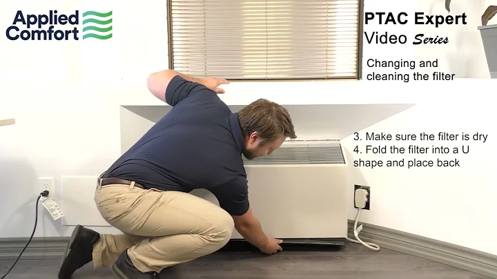 Changing and cleaning the filter for a DM or DHPC unit