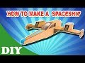 How to make a spaceship-DIY cardboard craft