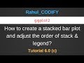 How to create a stacked bar plot using ggplot2 ? [R Data Science Tutorial 6.0 (c)]