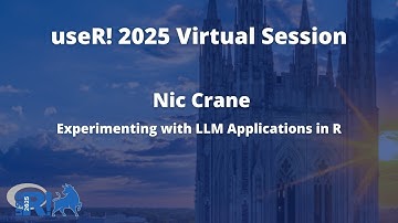 Experimenting with LLM Applications in R - Nic Crane