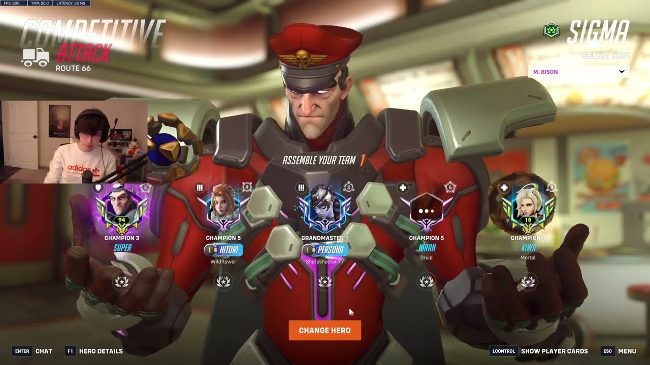 22K DMG! TOP 0.1% SIGMA! SUPER SIGMA SEASON 20 OVERWATCH 2 GAMEPLAY