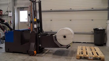 Portable Roll Lifting Cradle for Loading Machines