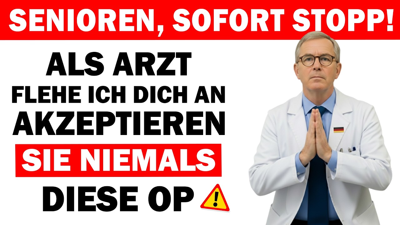 Als Chirurg: Diese 5 Operationen würde ich meinen Eltern nicht empfehlen (Risiko im Alter)