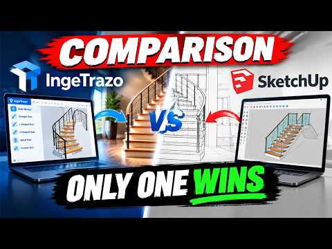 I Tried IngeTrazo for Stairs Is It Better Than SketchUp?