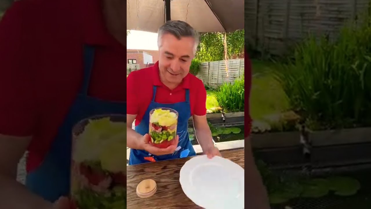 1 dk’da Kavanozda Salata ???? Ekonomik ve Pratik ☺️
