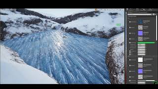 Snow and Ice Shader | UE4 Demo