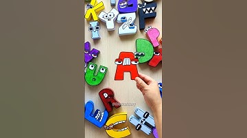 Paper Alphabet Lore |  Rainbow #shorts