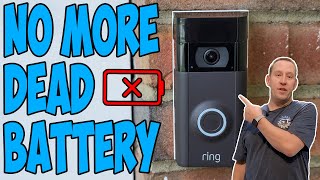 How to Power a Ring Doorbell with NO Power Source!