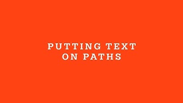 How To Put Text On Paths In Inkscape