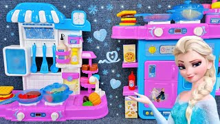 60 Minutes Satisfying with Unboxing Frozen Elsa Kitchen Playset，Disney Toys Collection Review | ASMR